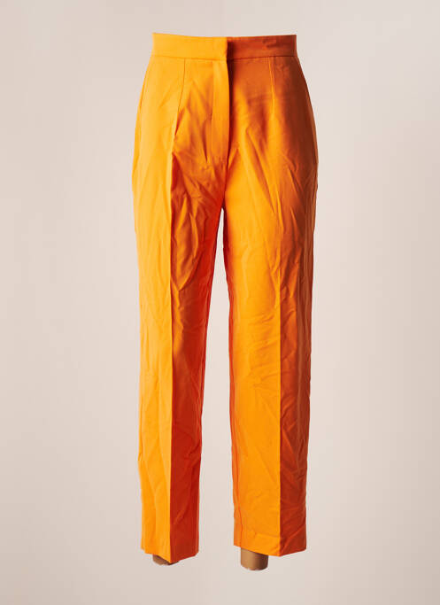 Pantalon chino orange ASTRID BLACK LABEL pour femme