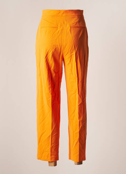 Pantalon chino orange ASTRID BLACK LABEL femme