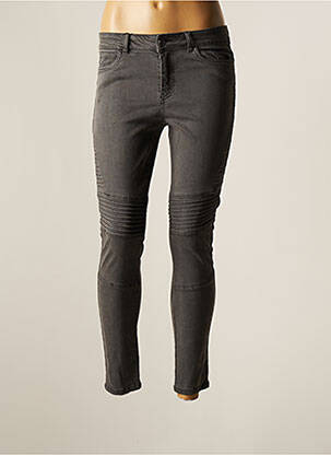 Jeans coupe slim gris VERO MODA femme