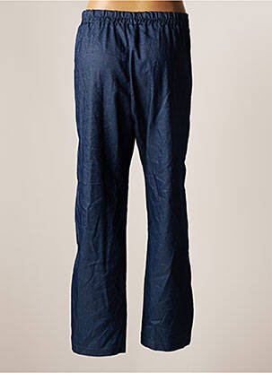 Pantalon droit bleu BELLITA femme