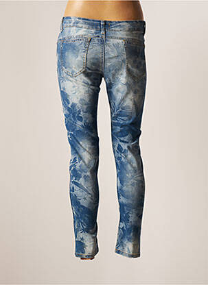 Pantalon slim bleu DE ANGELIS femme
