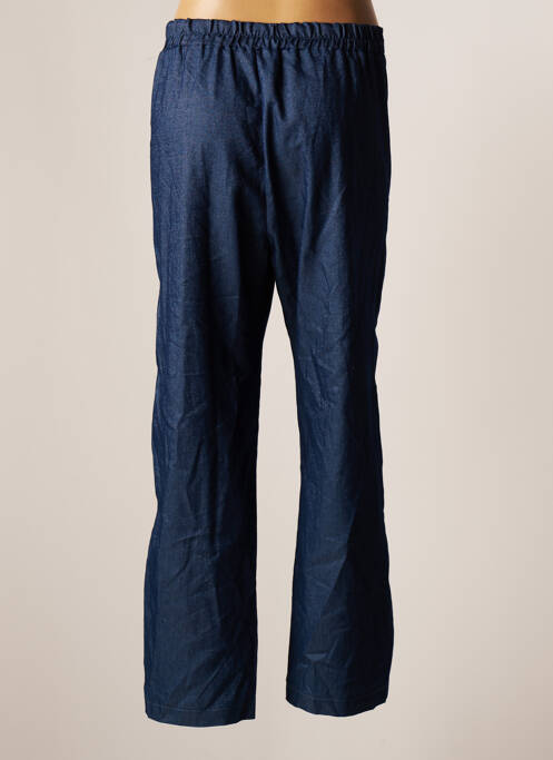 Pantalon droit bleu BELLITA pour femme