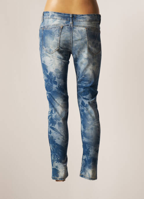 Pantalon slim bleu DE ANGELIS pour femme