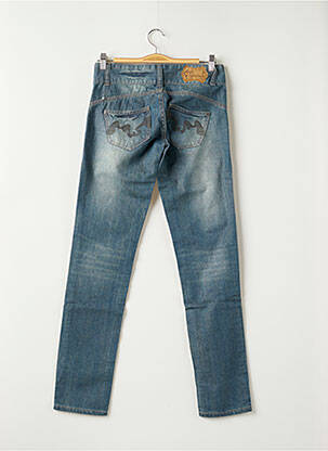 Jeans coupe slim bleu GET INFECTED femme