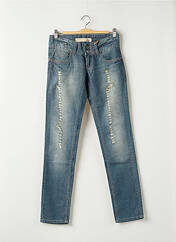 Jeans coupe slim bleu GET INFECTED pour femme seconde vue