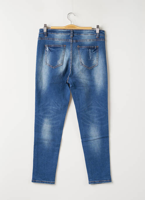 Jeans coupe slim bleu ASTRID BLACK LABEL pour femme