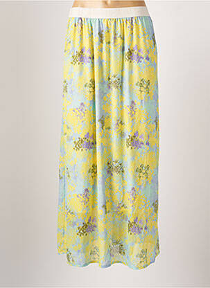 Jupe longue jaune BELLITA femme