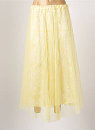 Jupe longue jaune BELLITA femme