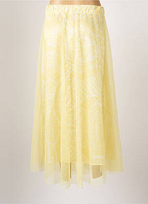 Jupe longue jaune BELLITA femme
