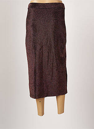 Jupe longue marron DEUX. BY ELINE DE MUNCK femme