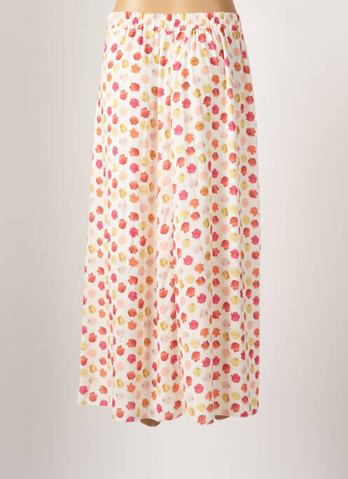 Jupe mi-longue beige BELLITA pour femme