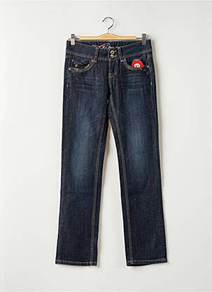 Jeans coupe droite bleu EDC BY ESPRIT pour femme