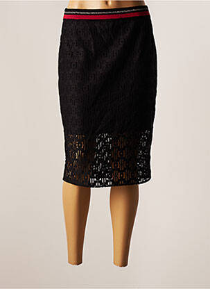 Jupe mi-longue noir KOCCA femme