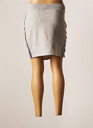 Jupe courte gris SUPERDRY femme