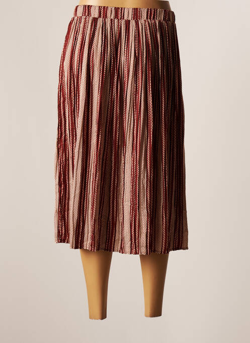 Jupe mi-longue marron VILA pour femme