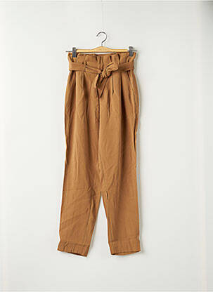 Pantalon droit marron ONLY femme