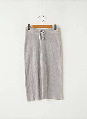 Pantalon large gris MANGO pour fille
