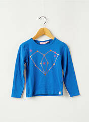 T-shirt bleu FRENCHY KIDS pour fille seconde vue