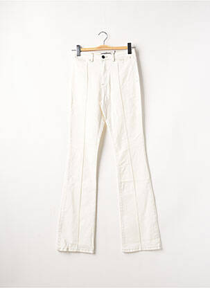 Jean coupe flare blanc ASTRID BLACK LABEL femme