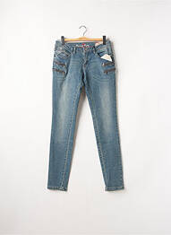 Jeans coupe slim bleu BUENA VISTA femme