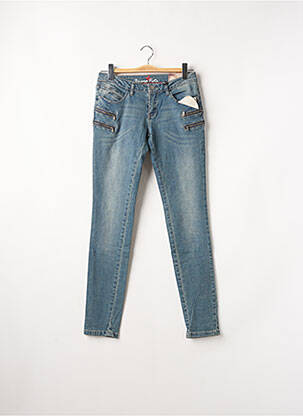 Jeans coupe slim bleu BUENA VISTA femme