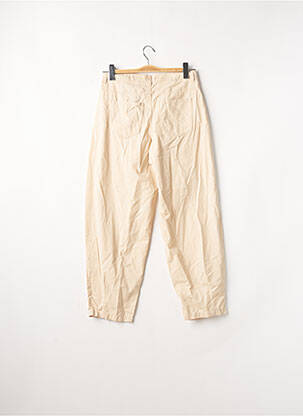 Pantalon large beige JACQUELINE DE YONG femme