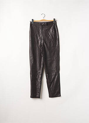 Pantalon chino marron ASTRID BLACK LABEL pour femme