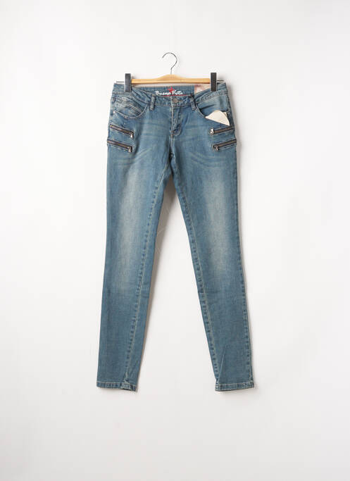 Jeans coupe slim bleu BUENA VISTA femme