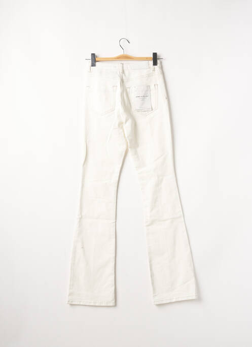 Jean coupe flare blanc ASTRID BLACK LABEL pour femme