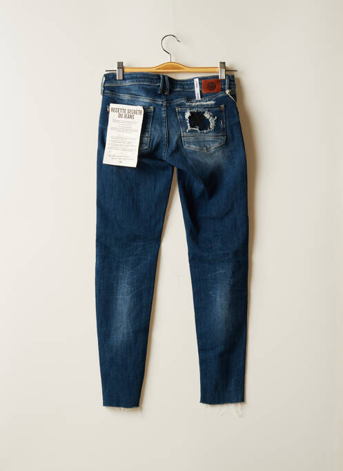 Jeans coupe slim bleu LE TEMPS DES CERISES pour femme