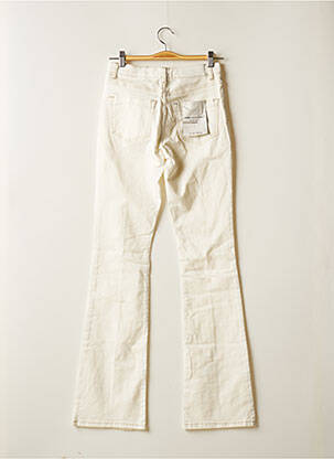 Jean coupe flare blanc ASTRID BLACK LABEL femme