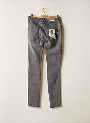 Jeans coupe slim gris BROADWAY femme