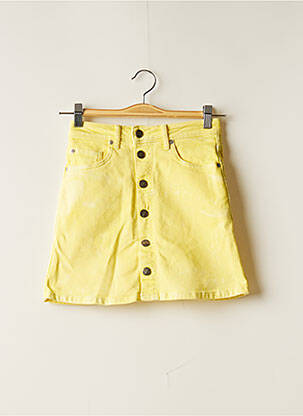 Jupe courte jaune PEPE JEANS femme