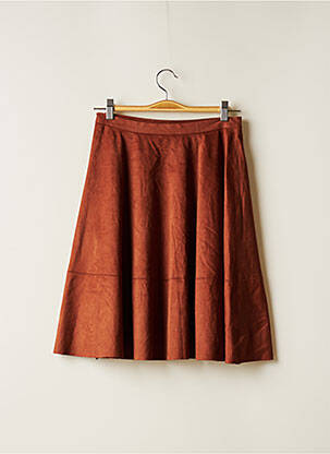 Jupe mi-longue marron MOLLY BRACKEN femme