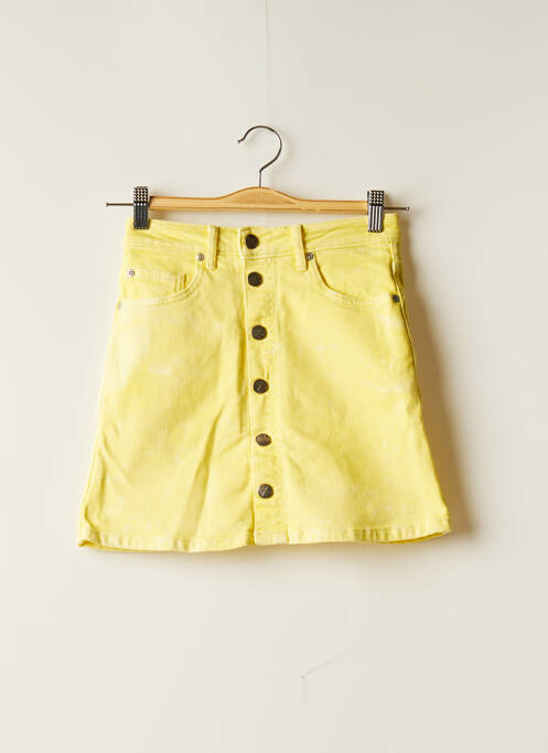 Jupe courte jaune PEPE JEANS femme