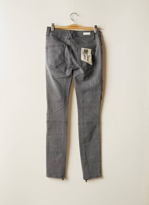 Jeans coupe slim gris BROADWAY pour femme