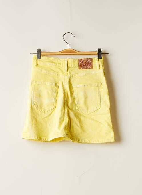 Jupe courte jaune PEPE JEANS femme