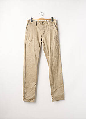 Pantalon chino beige RAW-7 homme