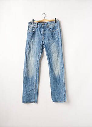 Jeans coupe droite bleu RAW-7 pour homme