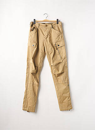 Pantalon cargo marron RAW-7 pour homme