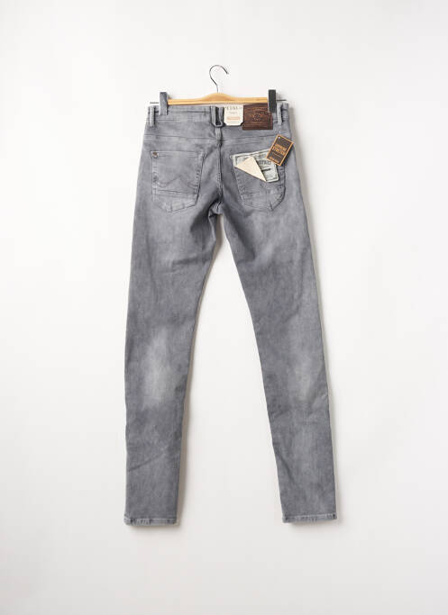 Jeans coupe slim gris PETROL INDUSTRIES homme
