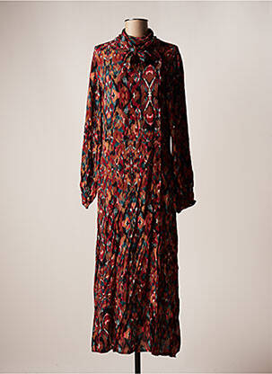 Robe longue marron DEUX. BY ELINE DE MUNCK femme