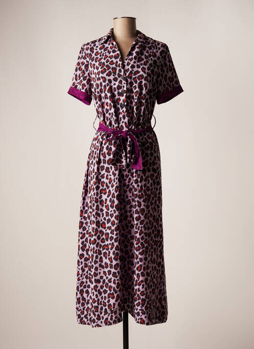 Robe longue violet BELLITA pour femme