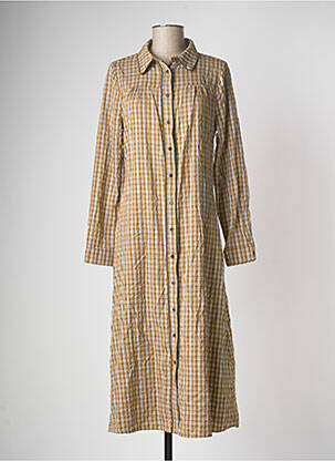 Robe mi-longue jaune LE FABULEUX MARCEL DE BRUXELLES femme