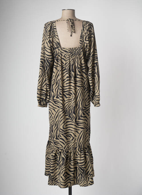 Robe longue gris VERO MODA pour femme