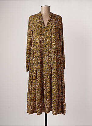 Robe longue jaune LE FABULEUX MARCEL DE BRUXELLES femme
