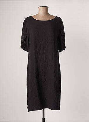 Robe mi-longue noir STREET ONE femme