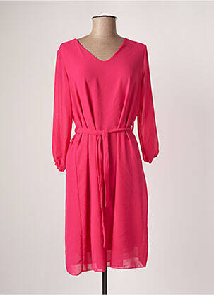 Robe mi-longue rose BELLITA femme