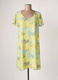 Robe courte jaune BELLITA femme