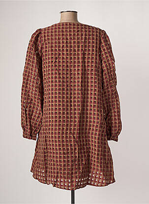 Robe mi-longue marron VILA femme
